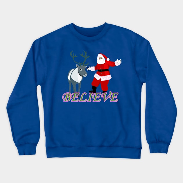 Christmas and New Year Crewneck Sweatshirt by momomoma